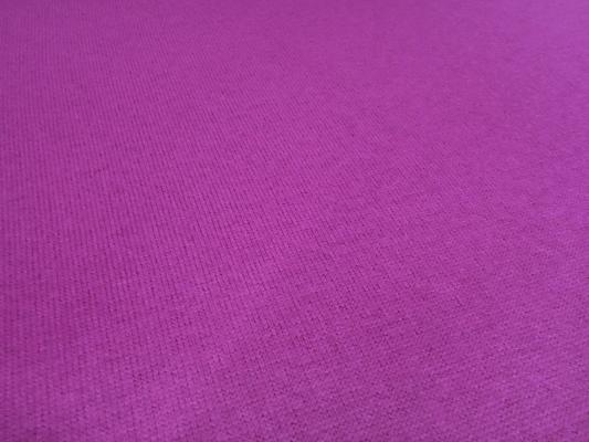 Stoff Ital. Strickstoff aus 100% Merinowolle uni orchidee fuchsia Merinostrick Kleiderstoff Kinderstoff