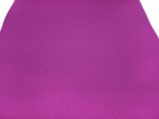 Stoff Ital. Strickstoff aus 100% Merinowolle uni orchidee fuchsia Merinostrick Kleiderstoff Kinderstoff