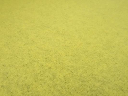 Fabric thick Ital. merino knitted fabric fleece doubleface uni yellow coat fabric jacket fabric
