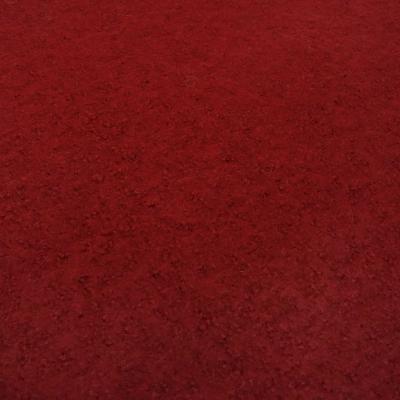 Fabric Italian merino fine boiled wool Loden made from 100% merino wool, plain wine red, burgundy red, dress fabric, coat fabric