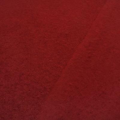 Fabric Italian merino fine boiled wool Loden made from 100% merino wool, plain wine red, burgundy red, dress fabric, coat fabric