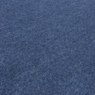 Fabric heavy italian doubleface 100% merino knit fabric uni jeans blue melange dress fabric coat fabric decoration fabric