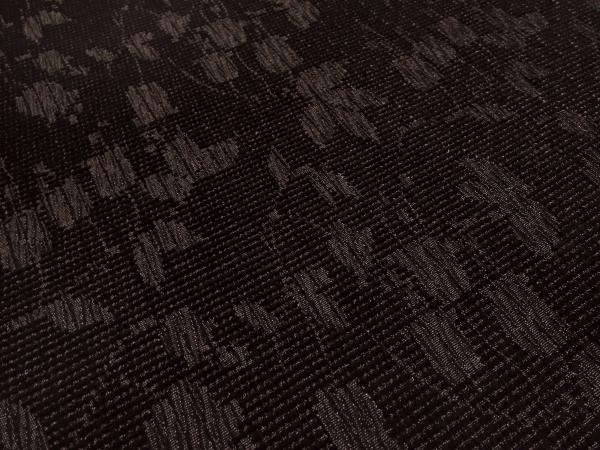 Stoff Jacquard Jackenstoff Blumen Blätter Design braun schwarz Kleiderstoff Kostümstoff
