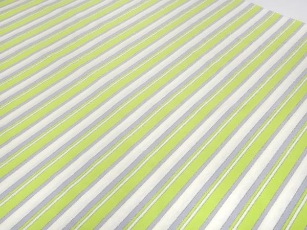 Stoff Viskose Jersey mit Streifen Design grün wollweiß grau silber Lurex gestreift Kleiderstoff Kinderstoff