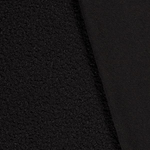 Fabric heavy bouclé coat fabric dress fabric black decorative fabric