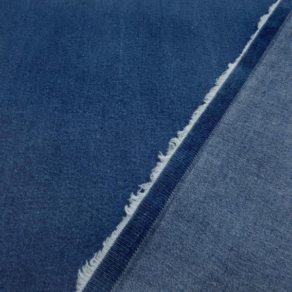 Stoff Baumwolle 10oz Stretch Denim Jeansstoff blau Hosenstoff Kleiderstoff