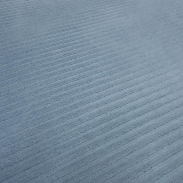 Stoff Strick Breitcord Stretch Meterware mit 5 mm Rippe uni hellblau Kleiderstoff Kinderstoff