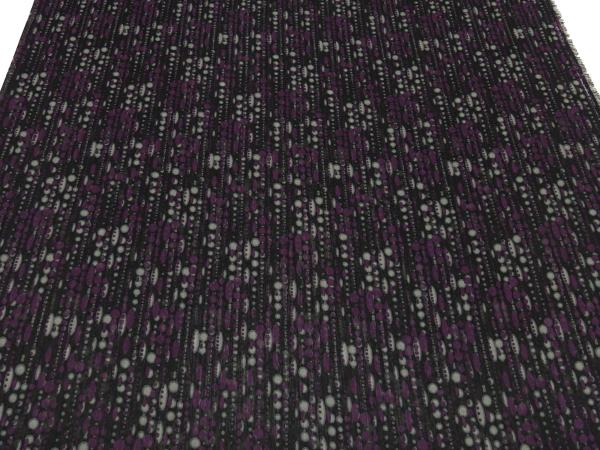 Fabric chiffon crepe crepe blouse fabric dress fabric with beads dots stripes design black gray purple