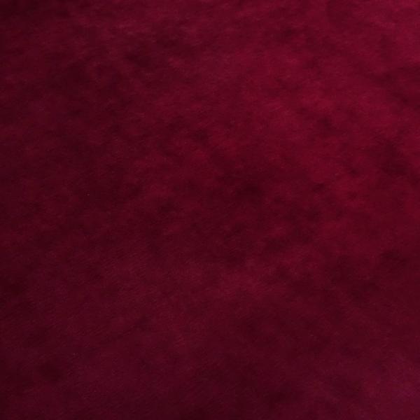 Stoff Nicki Velour Samt stretchig uni bordeaux rot Kleiderstoff Kinderstoff Babystoff Pyjamastoff