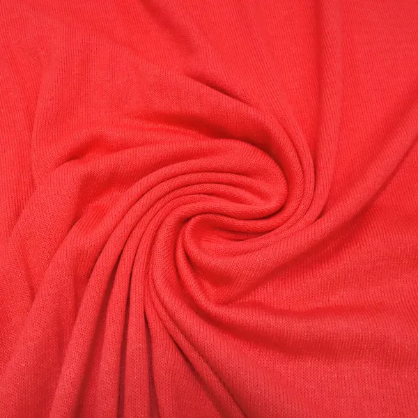 Fabric viscose elastic jersey uni red dress fabric children's fabric