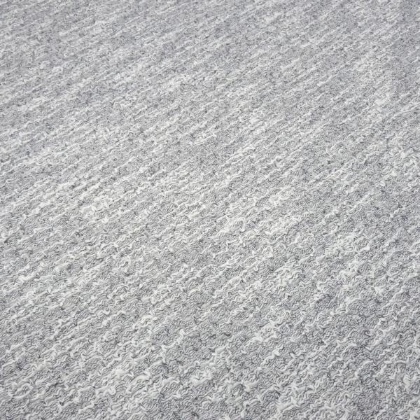 Stoff Strickstoff weiß grau gemustert mit Stretchanteil Jackenstoff Mantelstoff Kleiderstoff