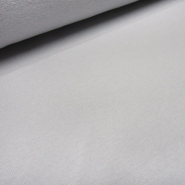 Stoff Baumwolle Stretch Bündchen Schlauchware 34/68 cm hellgrau Bündchenware