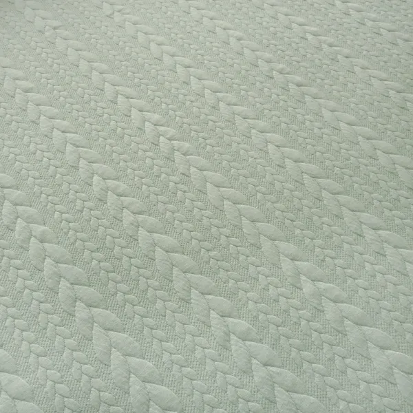 Stoff Zopfstrick Jacquard Zopfmuster Jersey Meterware uni einfarbig diverse Farben Kleiderstoff Kinderstoff