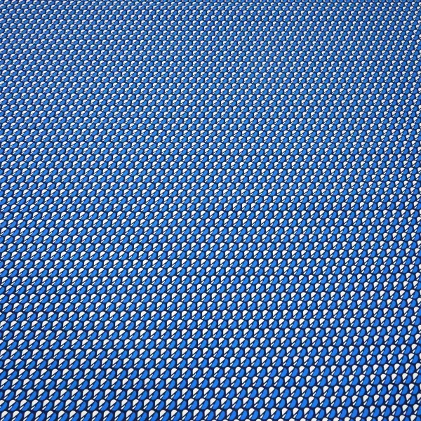 Stoff Bengaline Stretch kleingemustert blau weiß schwarz Kleiderstoff Hosenstoff