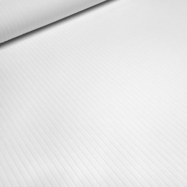 Stoff Baumwolle Jersey Rippenjersey uni weiß Kleiderstoff Kinderstoff