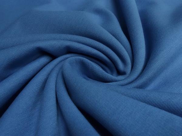 Fabric cotton french terry sweatshirt fabric summer sweat uni medium blue blue dress fabric kids fabric