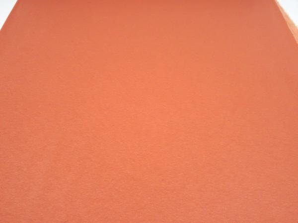 Stoff Alpenfleece Sweatshirtstoff pastell orange uni Kleiderstoff Kinderstoff Hoodiestoff​