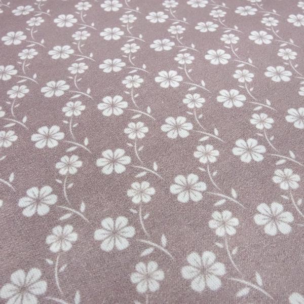 Stoff Baumwolle Popeline Blumen Streublumen Design altrosa weiß Kleiderstoff Blusenstoff Dekostoff