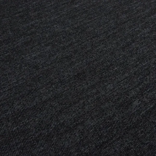 Stoff Sweatshirtstoff mit weicher angerauhter Innenseite und feinen Nadelstriefen Design anthrazit grau melange Kleiderstoff Hoodiestoff Kinderstoff