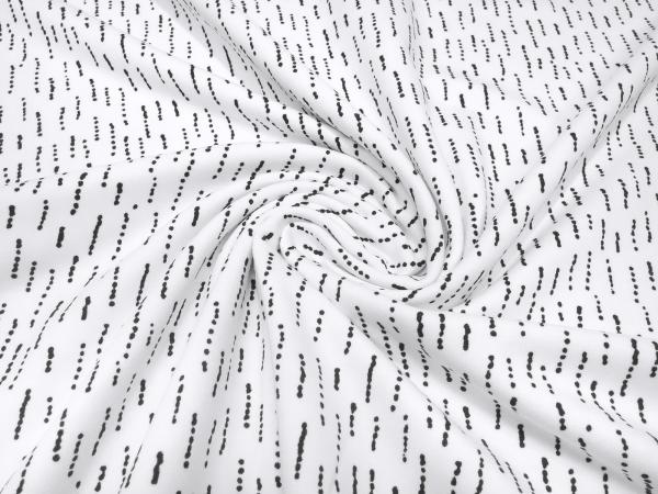Fabric cotton French Terry sweatshirt fabric Funky Stripes stripes white black dress fabric children's fabric