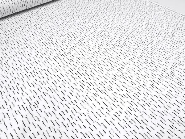 Fabric cotton French Terry sweatshirt fabric Funky Stripes stripes white black dress fabric children's fabric