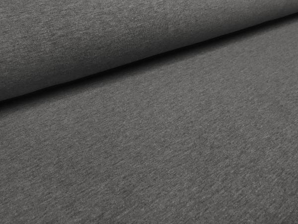 Fabric cotton french terry sweatshirt fabric summer sweat uni grey melange