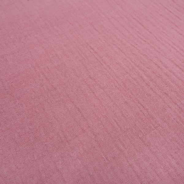 Stoff Baumwolle Musselin Double Gauze Spucktuch uni rosa Blusenstoff Kleiderstoff