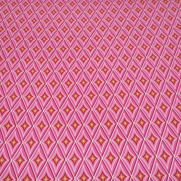Fabric 100% cotton poplin with Circus Diamond diamond check design pink pink white bordeaux orange dress fabric children's fabric decorative fabric