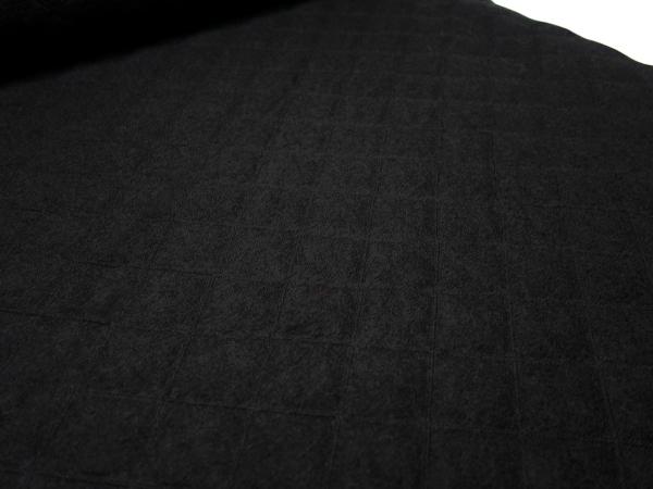 Fabric cooking wool with diamond pattern stepper black quilted coat fabric jacket fabric quilting fabric