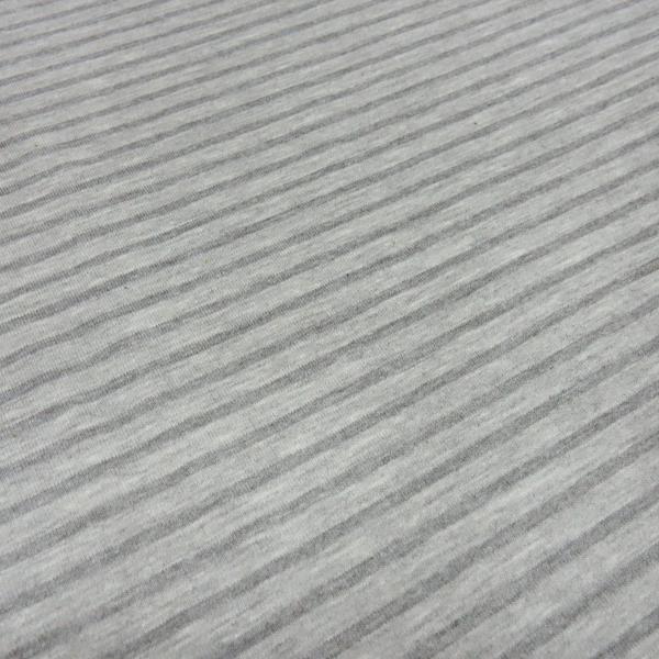 Fabric cotton jersey with 5/3 mm stripes design light gray gray striped dress fabric children's fabric