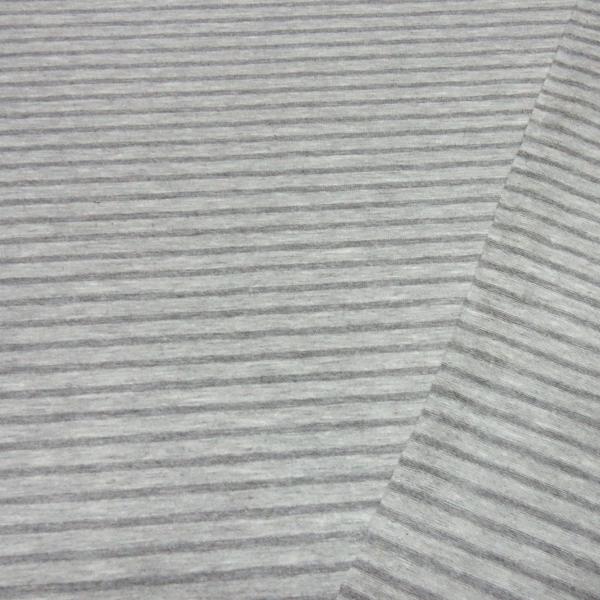Fabric cotton jersey with 5/3 mm stripes design light gray gray striped dress fabric children's fabric