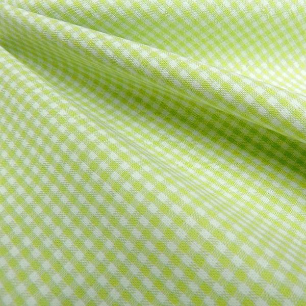 Stoff Baumwolle 2 mm Zefir Karo grün weiß kariert Kleiderstoff Dekostoff Blusenstoff