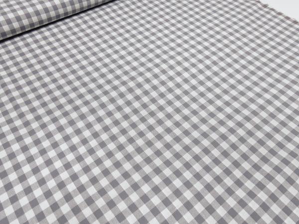 Fabric 100% cotton Zefir check 1 cm gray white plaid dress fabric decorative fabric blouse fabric