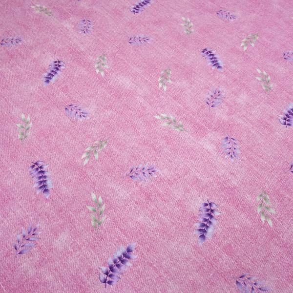 Stoff Baumwolle French Terry Sweatshirtstoff LEAVES LOVE Jessy Sewing Blätter Ranken jeans rosa flieder lila grün Kleiderstoff Kinderstoff