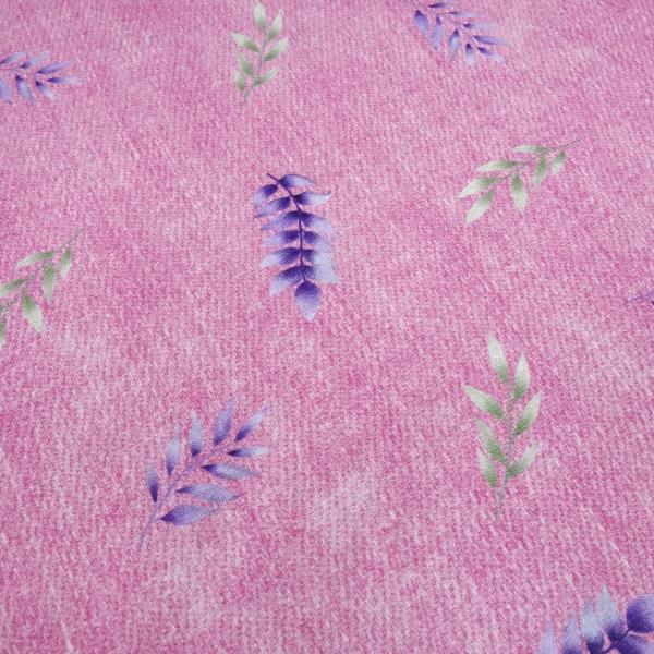 Stoff Baumwolle French Terry Sweatshirtstoff LEAVES LOVE Jessy Sewing Blätter Ranken jeans rosa flieder lila grün Kleiderstoff Kinderstoff