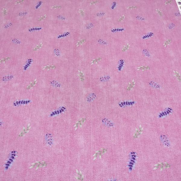 Stoff Baumwolle French Terry Sweatshirtstoff LEAVES LOVE Jessy Sewing Blätter Ranken jeans rosa flieder lila grün Kleiderstoff Kinderstoff