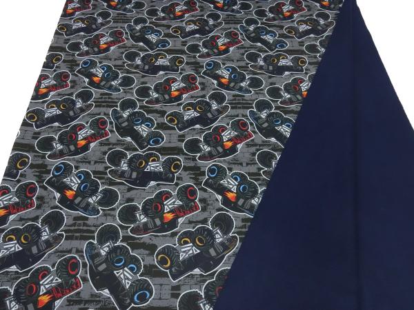Fabric softshell monster trucks grey black blue red white colorful water repellent jacket fabric coat fabric outdoor fabric