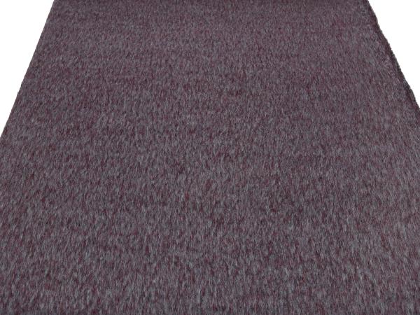 Stoff Ital. Mantelstoff Wollstoff Mohair Wolle Seide bordeaux rot hellgrau melange