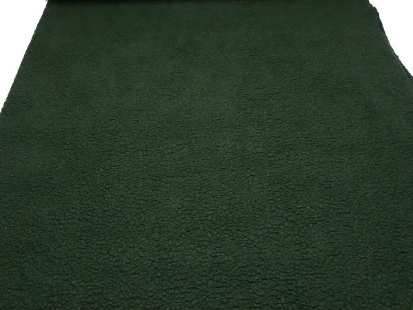 Fabric Ital. pattern whale boiled wool with teddy look relief green coat fabric dress fabric