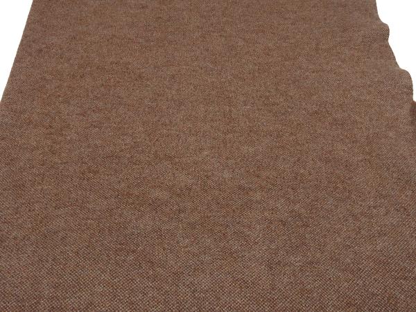 Stoff Ital. 100% Merinostrick Schurwolle terra braun melange Strickstoff Merinostoff Kleiderstoff Jackenstoff