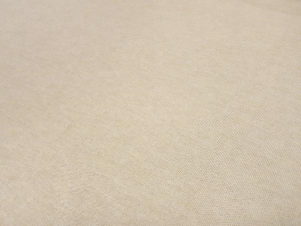 Stoff Ital. Strickstoff 100% Merino Merinostrick Wolle uni beige sand Kleiderstoff Kinderstoff Merinostoff