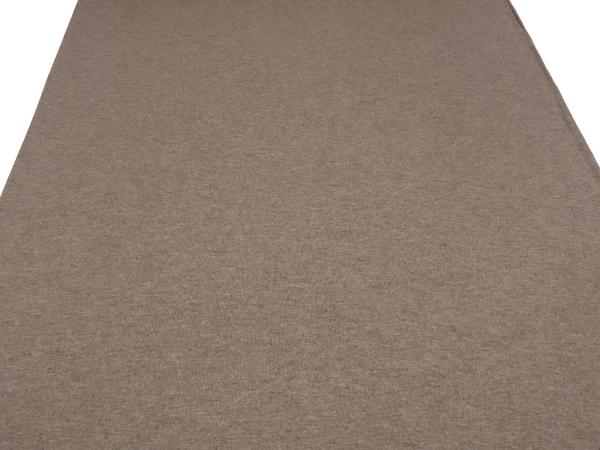 Stoff Ital Strickstoff 100% Merino Merinostrick Wolle uni hellbraun braun melange Kleiderstoff Kinderstoff Merinostoff