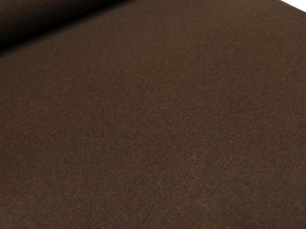 Fabric Ital. knitted fabric 100% merino wool uni brown melange merino knit dress fabric children's fabric