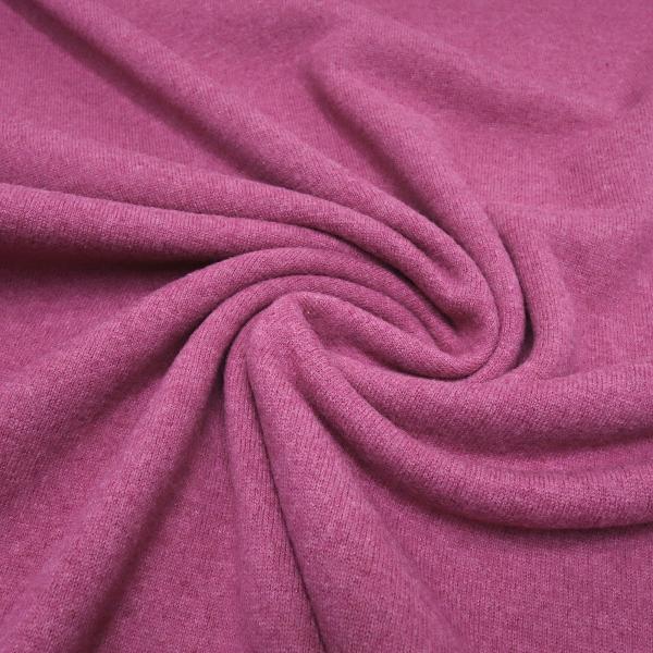 Fabric Italian knit fabric made of 100% merino wool uni fuchsia melange dress fabrics children's fabrics merino fabrics merino knit fabrics