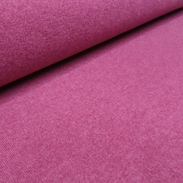 Fabric Italian knit fabric made of 100% merino wool uni fuchsia melange dress fabrics children's fabrics merino fabrics merino knit fabrics