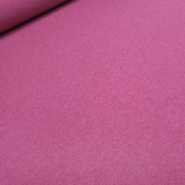 Fabric Italian knit fabric made of 100% merino wool uni fuchsia melange dress fabrics children's fabrics merino fabrics merino knit fabrics