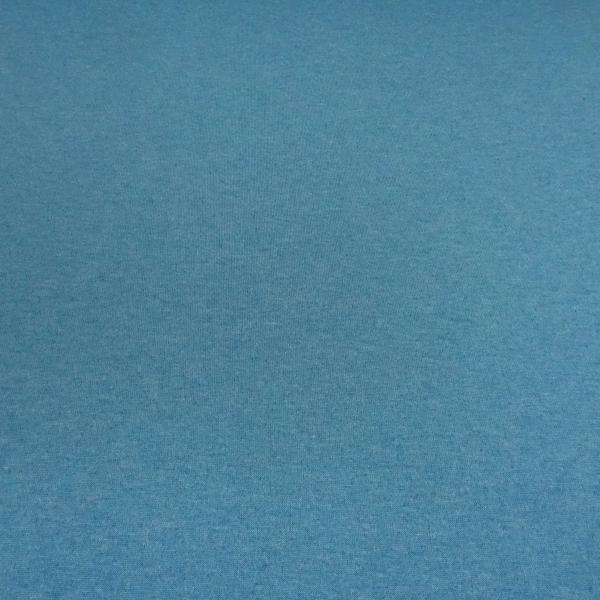 Fabric Italian knit fabric made of 100% merino wool uni turquoise blue melange merino knit dress fabrics children's fabrics