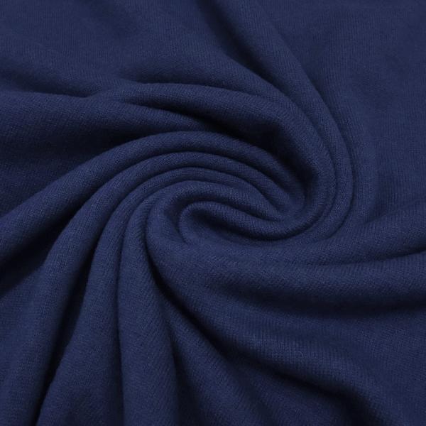 Fabric italian knit fabric 100% merino wool uni dark blue blue dress fabric children's fabric wool knit merino knit