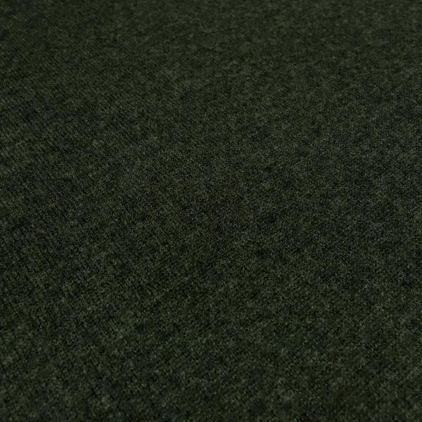 Fabric Ital. knitted fabric 100% merino wool plain olive green khaki melange merino knit dress fabric children's fabric merino fabric