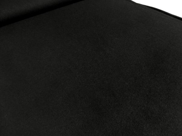 Stoff Ital. Strickstoff 100% Merino Wolle uni schwarz Kleiderstoff Kinderstoff Merinostrickstoff Merinostoff